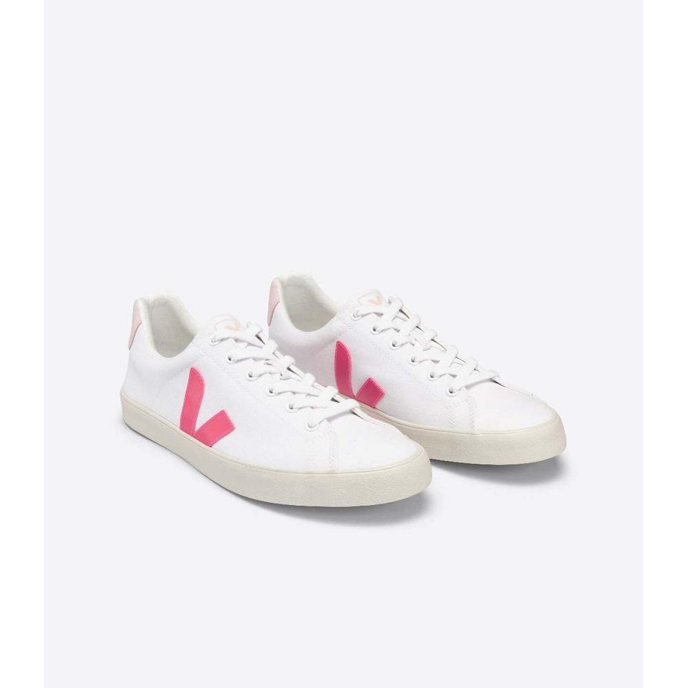 Veja ESPLAR SE CANVAS Schoenen Dames White/Orange/Pink | NL 513ZUT